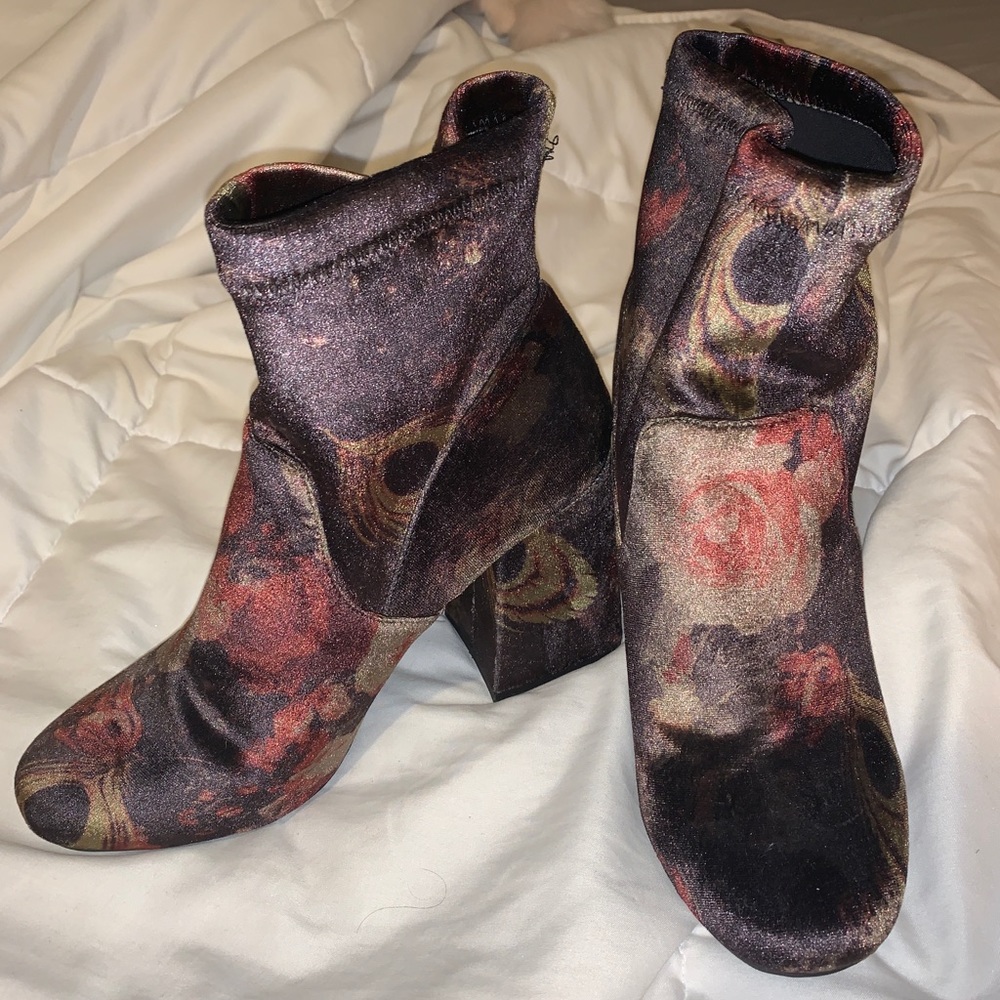 Velvet Booties